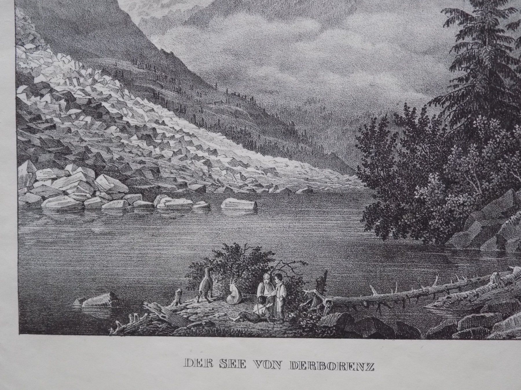 Incisioni: Der See von Derborence – Usato da Risch venduto da Antikfee 1