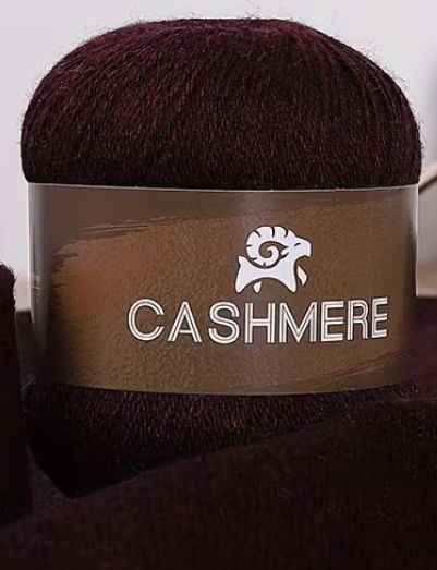 Lana: 6 x 50 g kaffeebraunes Kaschmirgarn – Nuovo e nell'imballaggio originale da Wagenhausen venduto da Svema
