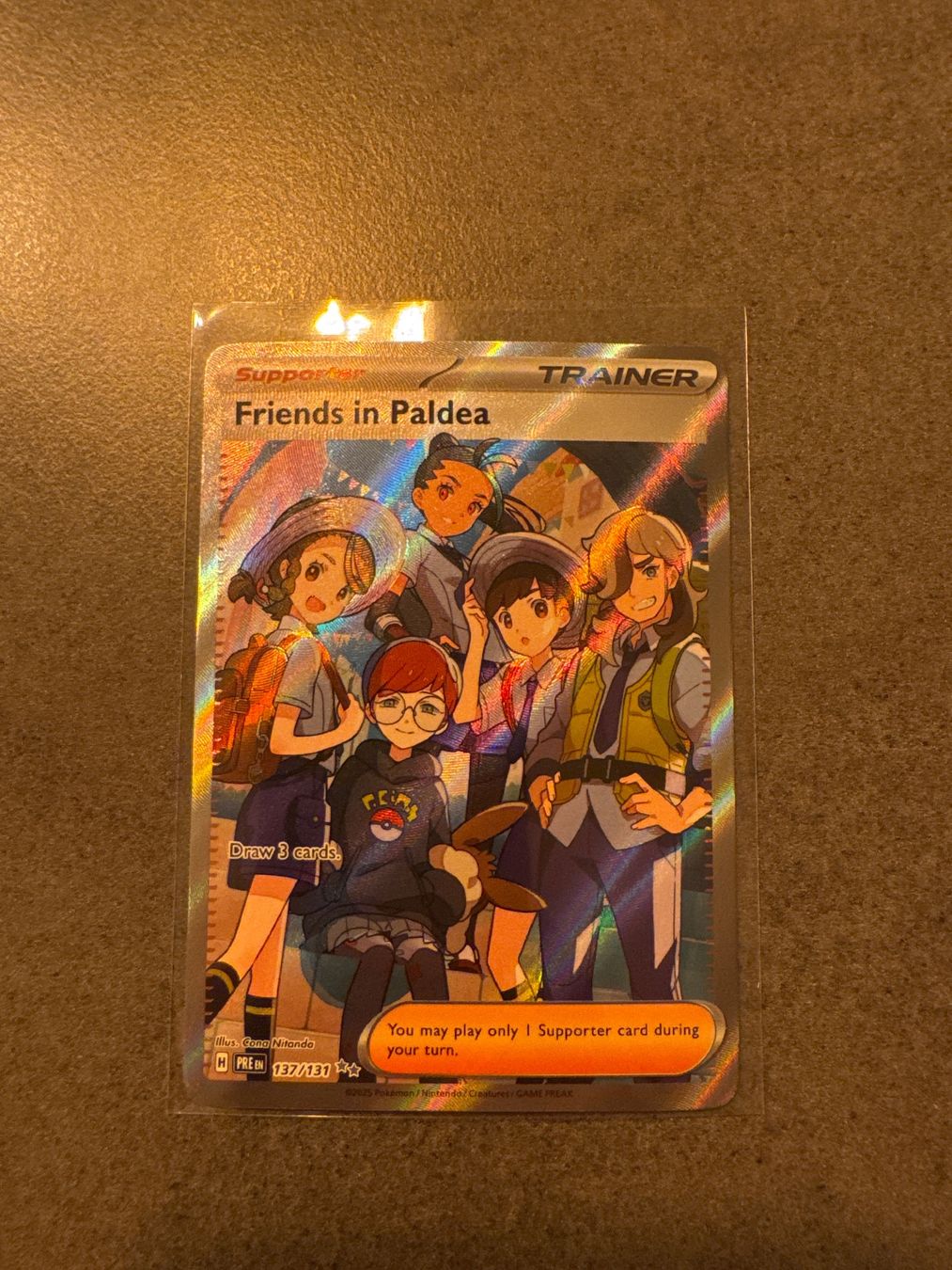 Pokémon Sammelbilder & Trading cards: Friends in Paldea 137/131 Prismatic Evolutions – Neu (gemäss Beschreibung) aus Winterthur von Fischinho