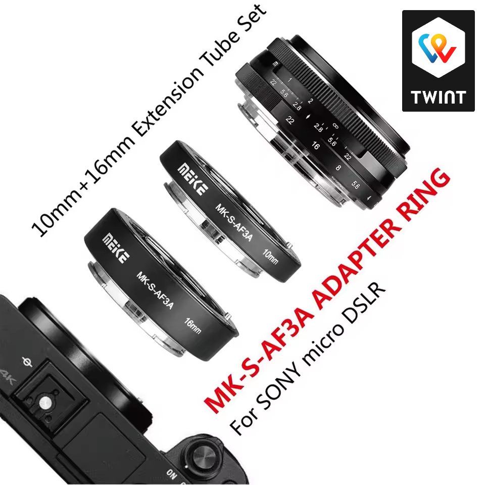 Obiettivi: Extension Macro 10+16mm Sony Mirrorless e-mount FE-mount A7 – Nuovo e nell'imballaggio originale da Saignelégier venduto da Photo-discount 5