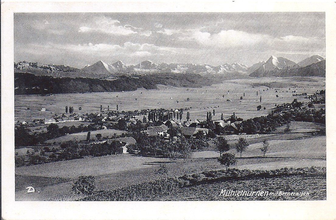 Cartes postales: MÜHLETTHURMEN, mit berneralpen – D'occasion à Les Verrières par Scampi0