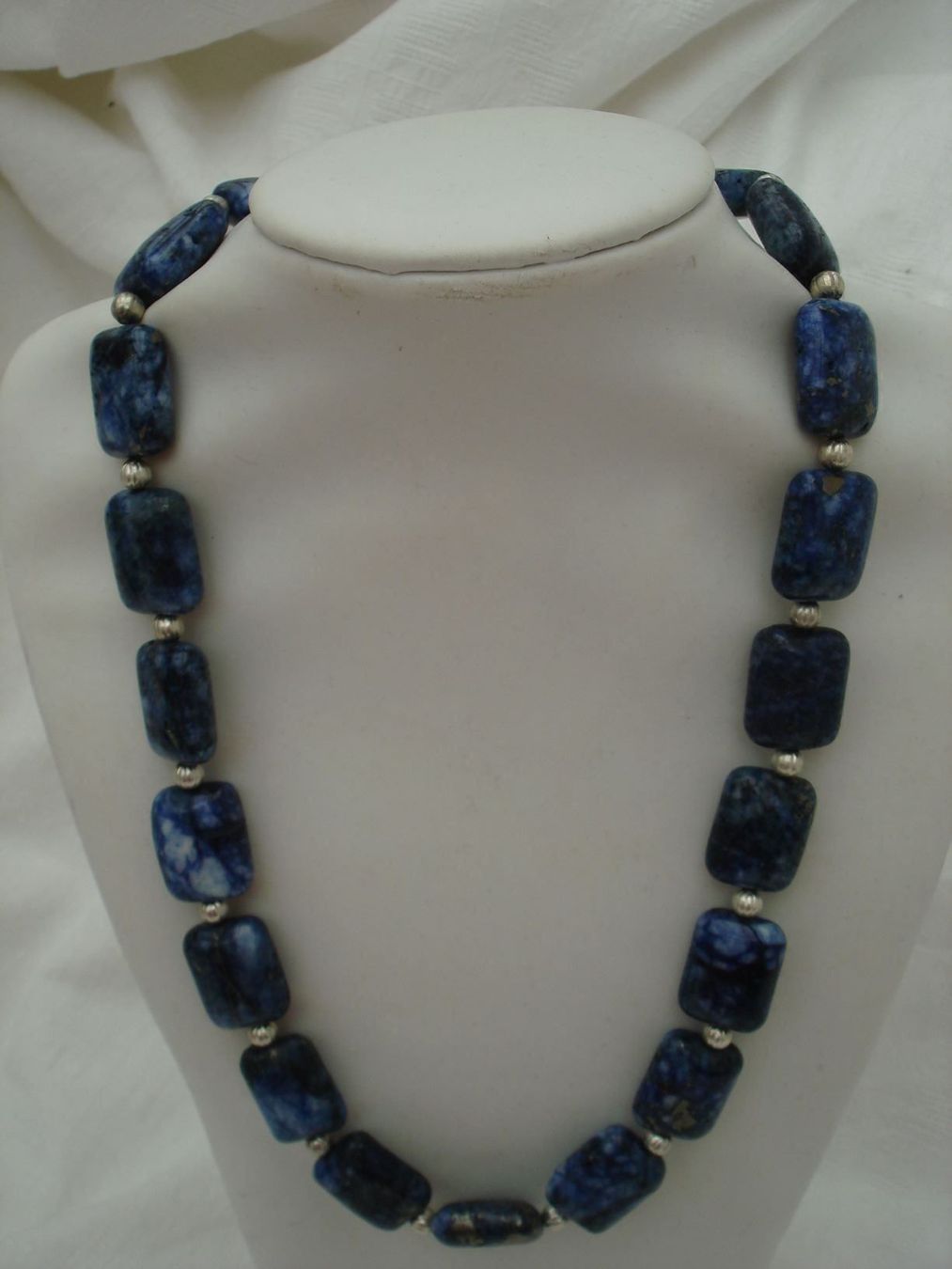 Catenine: Kette Lapislazuli, Einzelanfertigung, – Nuovo e nell'imballaggio originale da Bern venduto da antigua13 7
