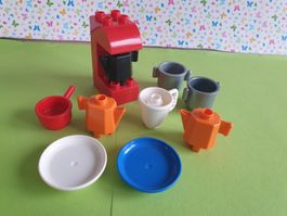 Duplo (X10) Set Küche, Kaffeemaschine, Töpfe,...
