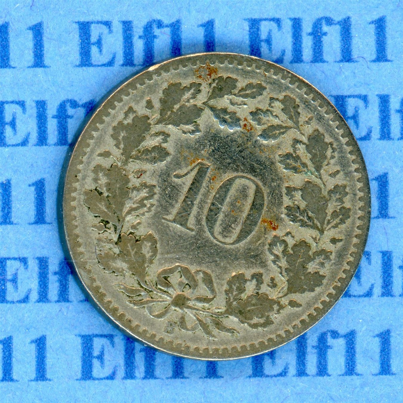 Tutti le monete: CHF___0.10 1899 -s 10 Rappen – Usato da Widnau venduto da Elf11 1