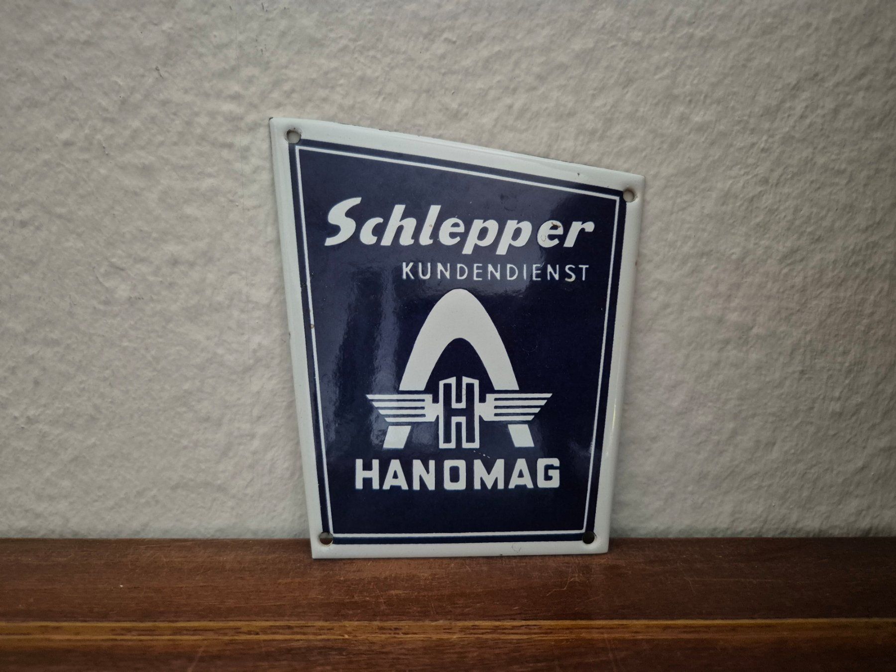 Hanomag Schilder: Emailschild Hanomag Traktor Schlepper Service Emaille Schild – Neu (gemäss Beschreibung) aus Schaffhausen von pfanis09