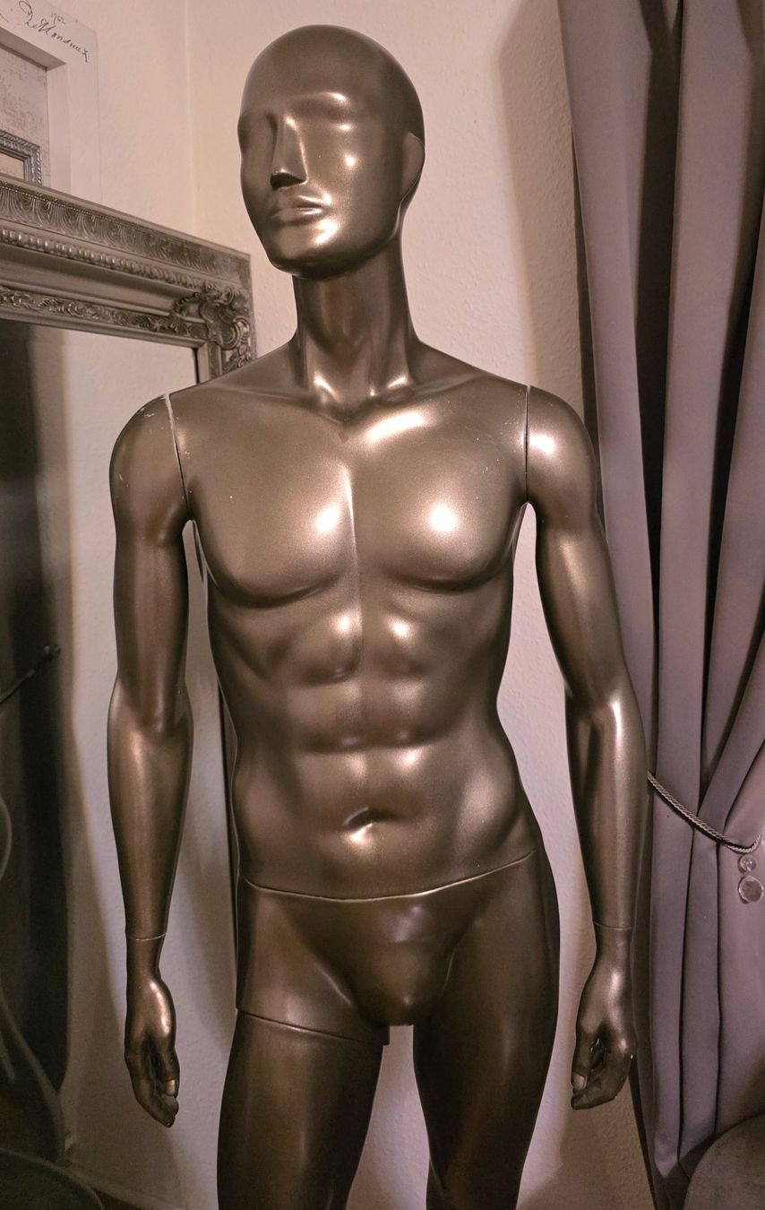 Allestimento di negozi e stand fieristici: Schaufensterpuppe / Mannequin Silber – Usato da Zürich venduto da sirstians000 1