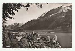Ansichtskarte Brienz Brienzersee Gelaufen 1943 Antik