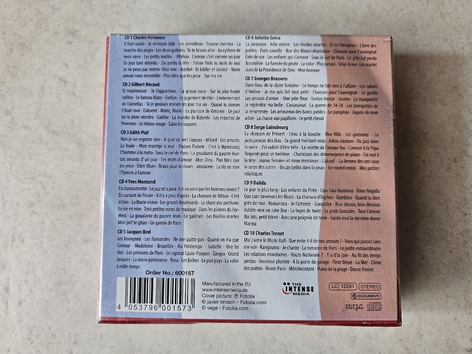 CD: Les Plus Belles Chansons / 10 CD Box mit 197 Titeln / OVP – Nuovo e nell'imballaggio originale da Schneisingen venduto da backstore24 1