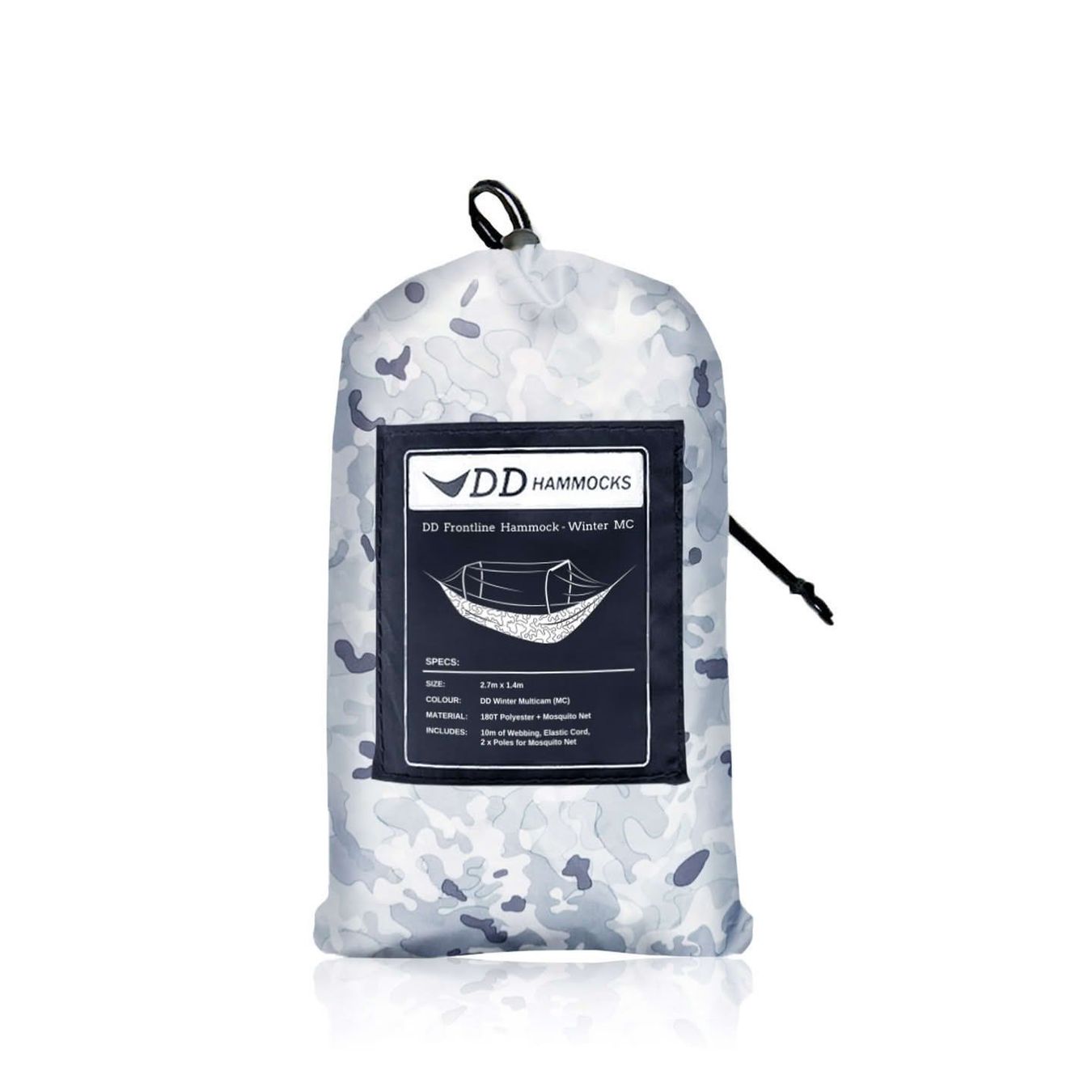 Amache: DD Frontline Winter MC weiß Hängematte mit Moskitonetz – Nuovo e nell'imballaggio originale da Tulln venduto da HaengemattenShop
