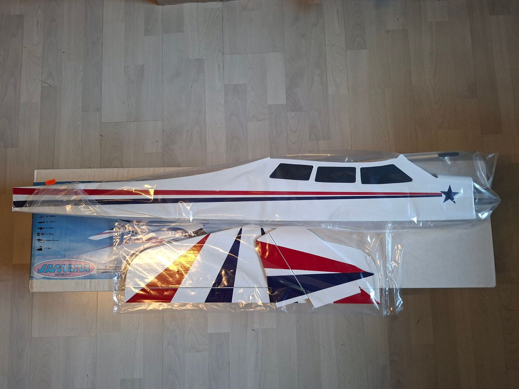 Modellismo RC: Jamara AIR TRAINER 46 – Nuovo e nell'imballaggio originale da Flüh venduto da AMS-Modellbau 2