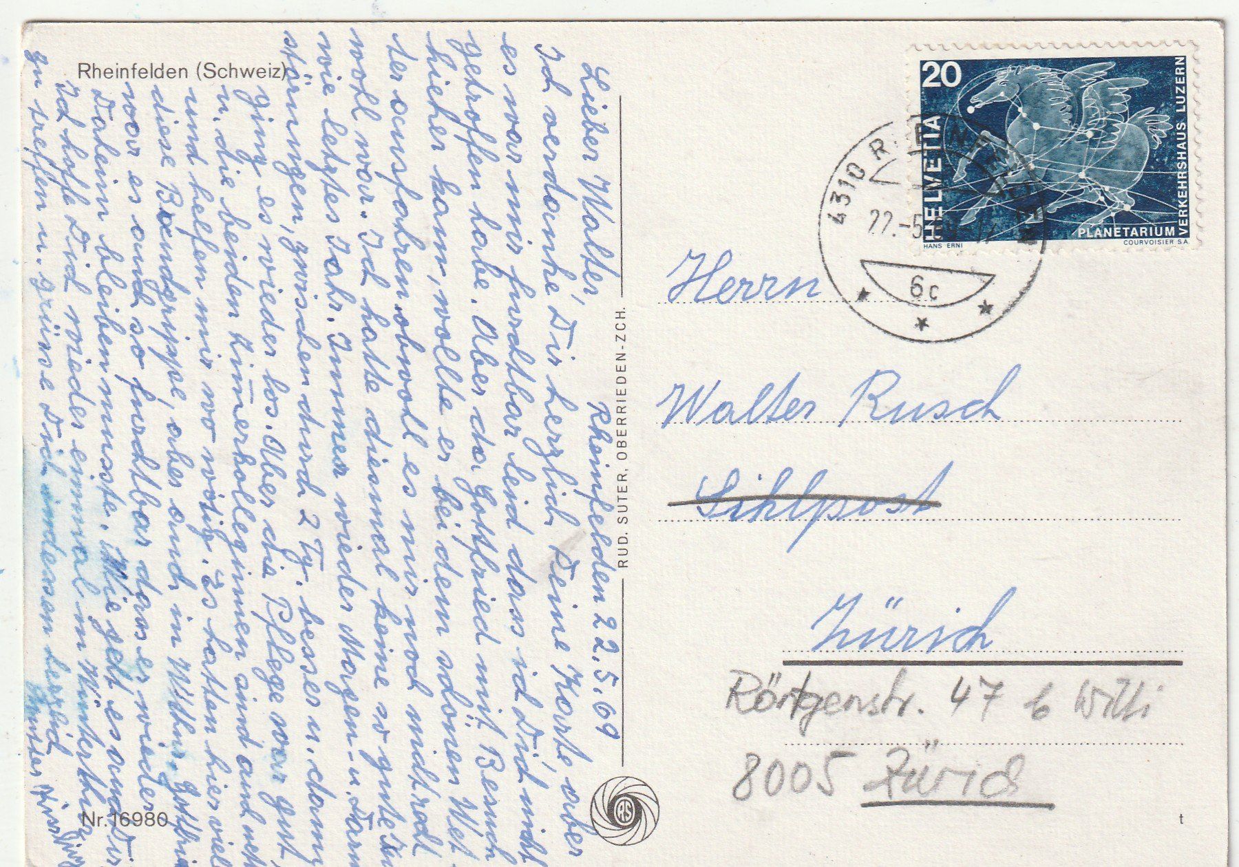 Cartoline postali: Rheinfelden Altstadt – Usato da Lumbrein venduto da made02 1