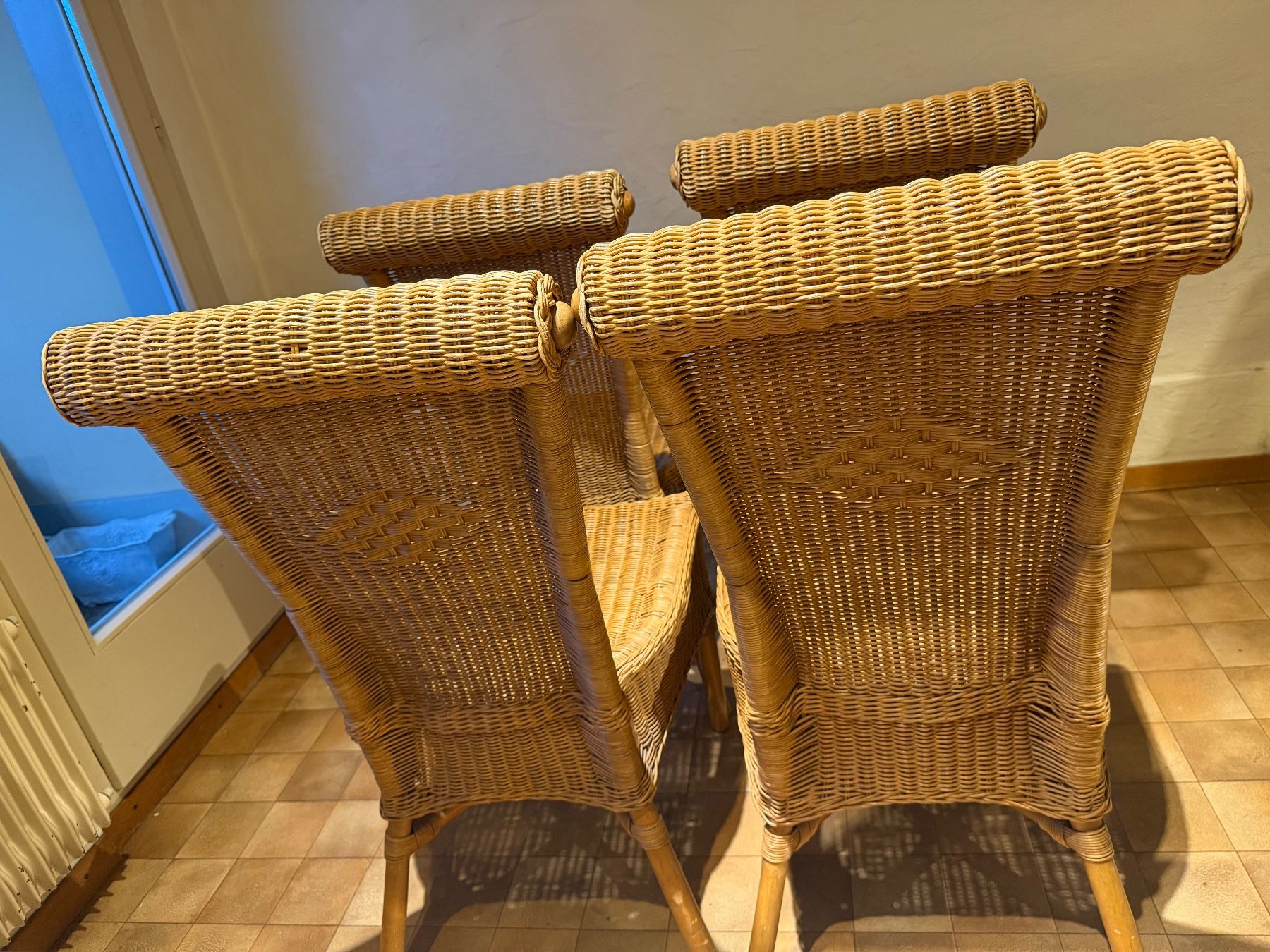 Sedie: 4 Rattanstühle – Usato da Thun venduto da Astralbern 1