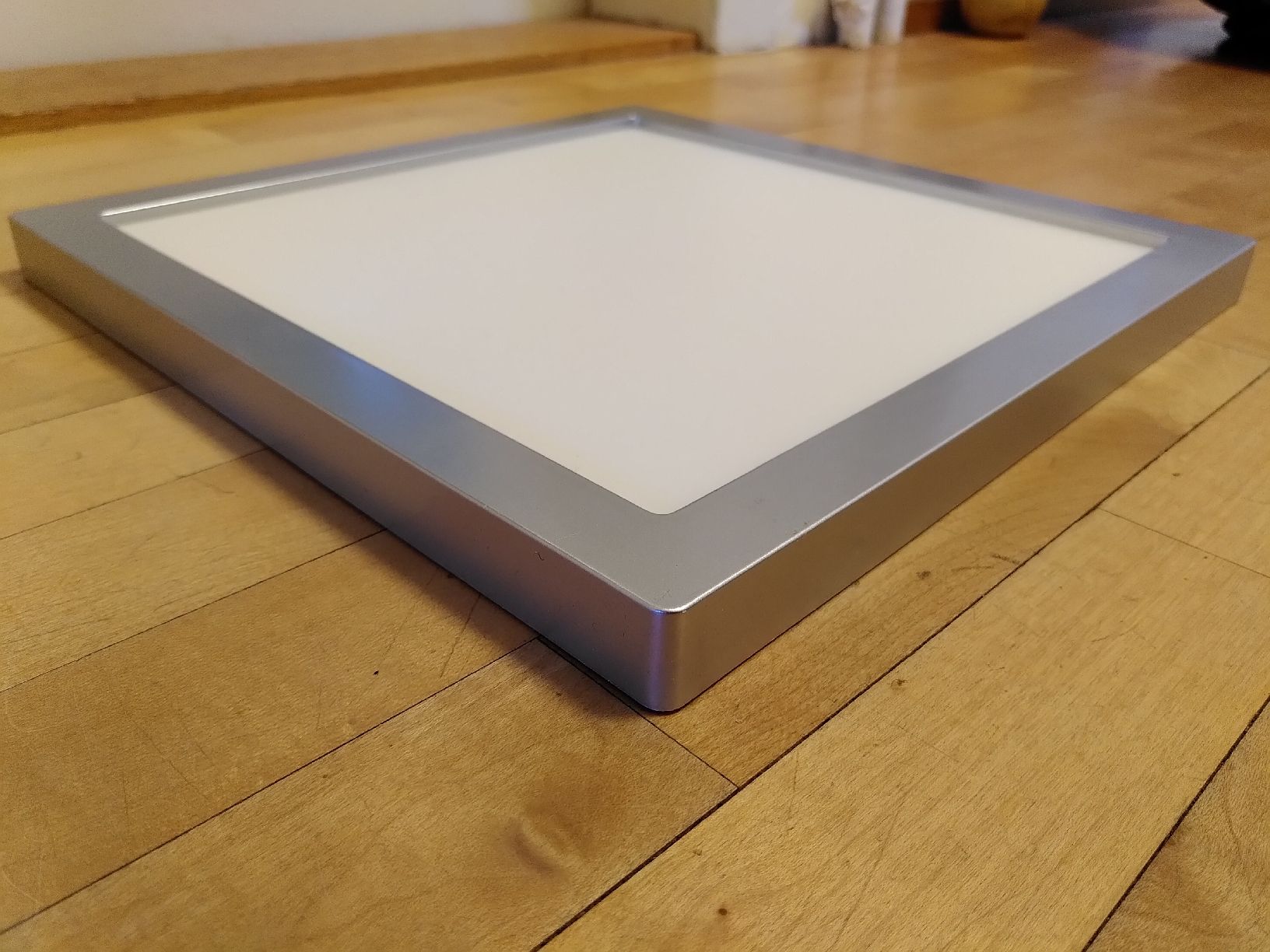 Lampadari & plafoniere: LED-Deckenleuchte Solvie, silber, eckig, 30 x 30 cm – Usato da Aarburg venduto da Froschix 1
