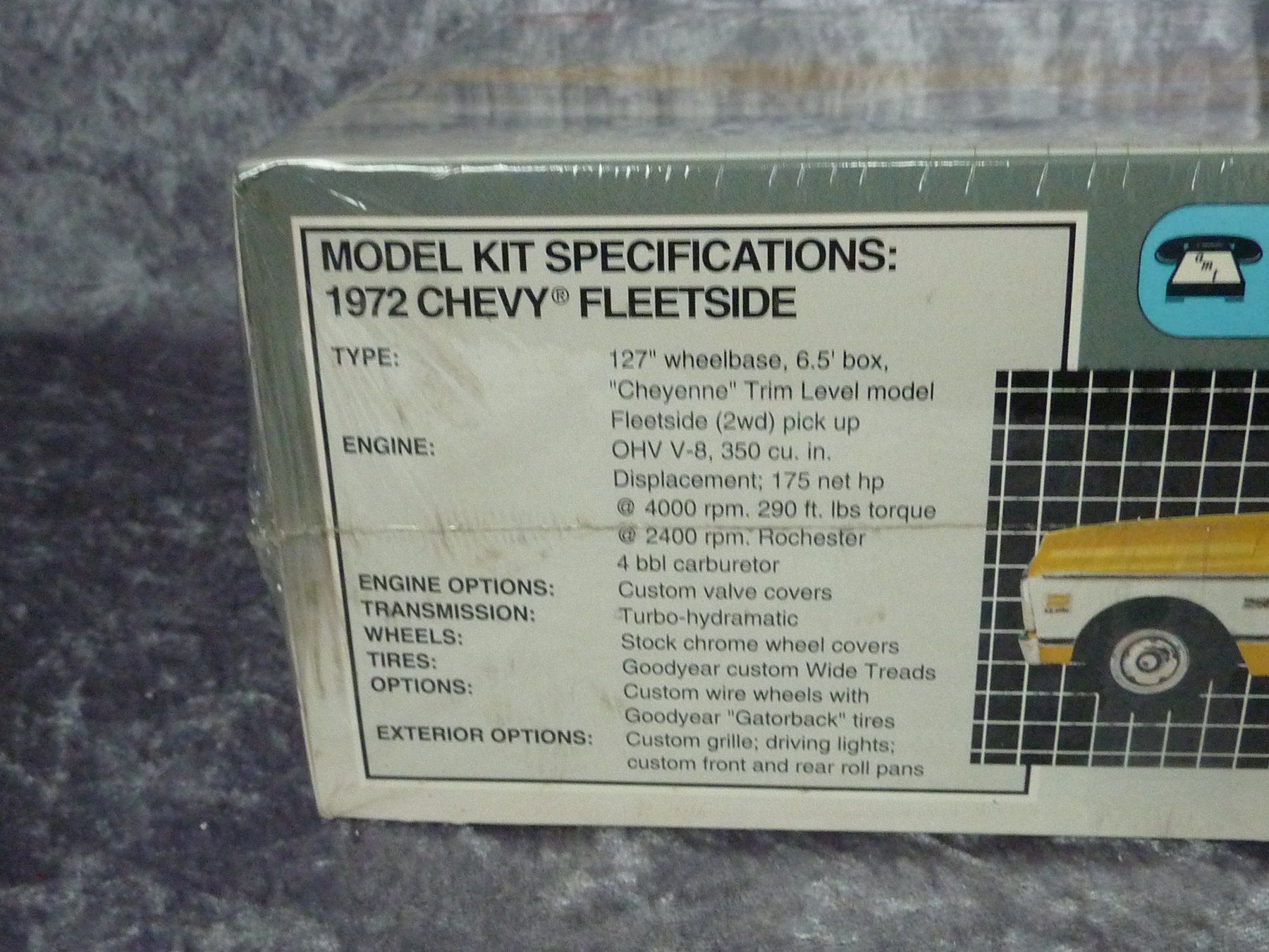 AMT/ERTL Modellautos: Chevrolet Pick up Fleetside  1972 1:25 – Neu und originalverpackt aus Dürrenäsch von modellautos4you 1