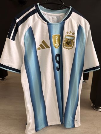 Fussballtrikot Argentinien J. Alvarez 9 Grösse M neu
