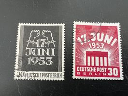 Berlin West 1953  Nr. 110-111  gest.   (5618)