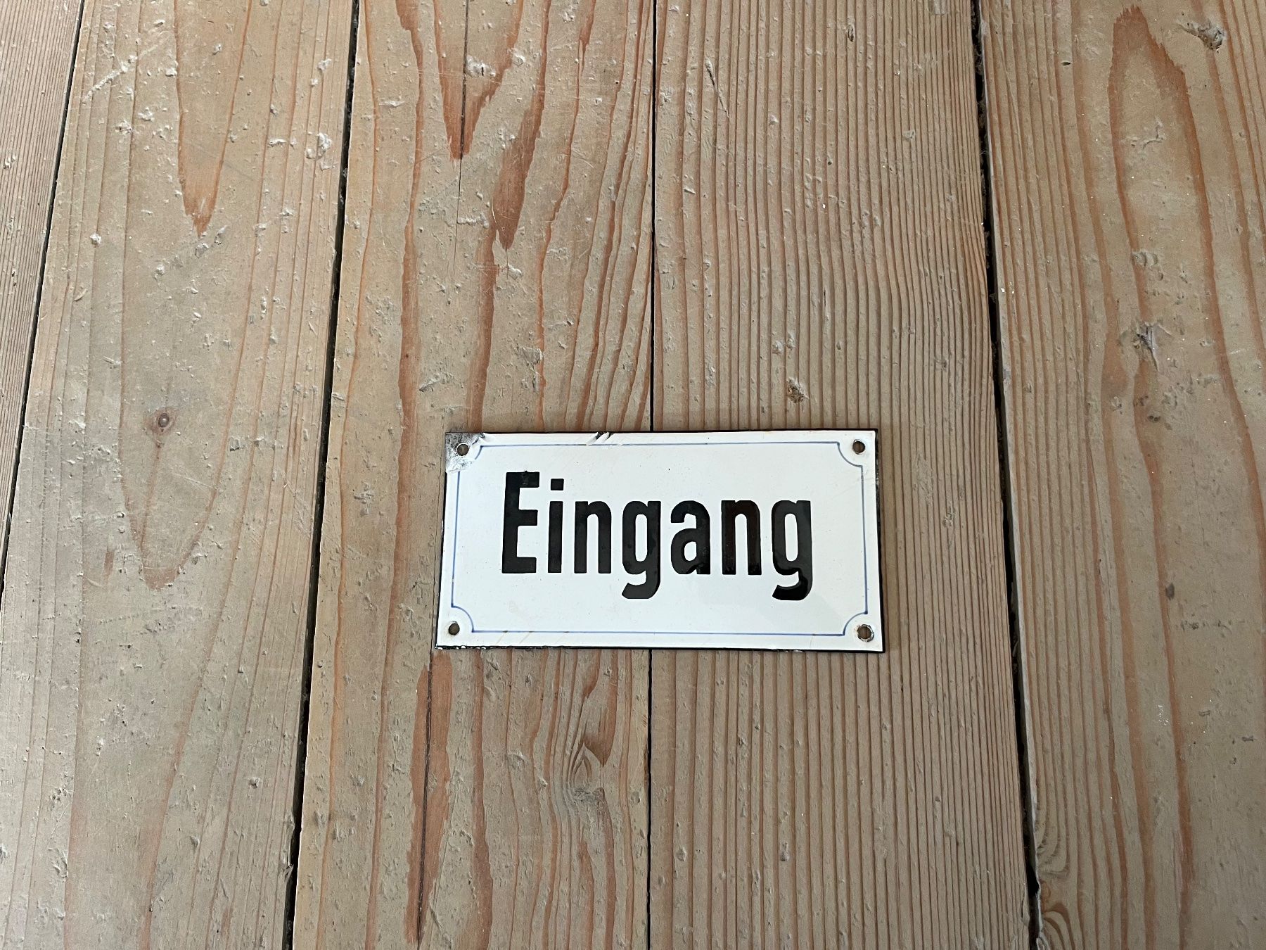 Insegne: Emailschild alt Eingang – Usato da Steffisburg venduto da Reitschel5