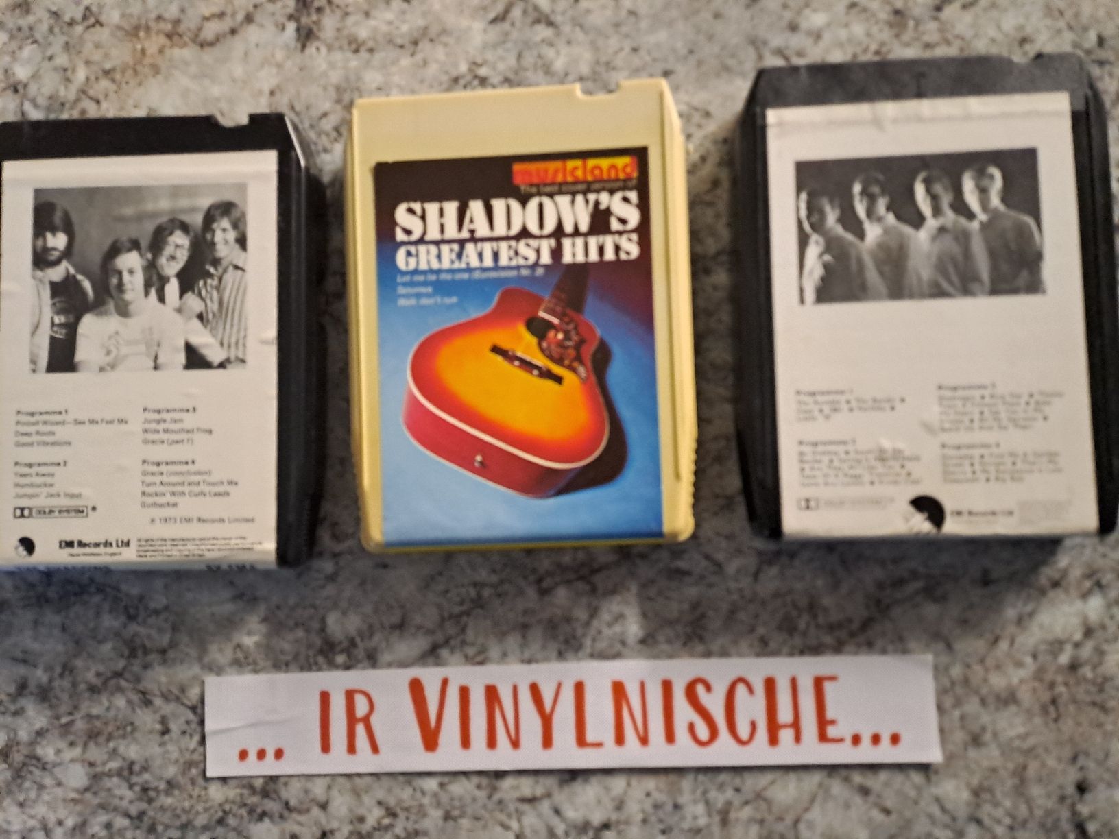 Cassettes audio: 3 Stk. 8 Spur-Kasstten THE SHADOWS – D'occasion à Uetendorf par Essiggurken