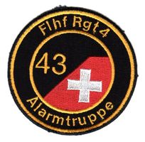 Schweizer Militär; Badge / Flhf Rgt 4 Alarmtruppe