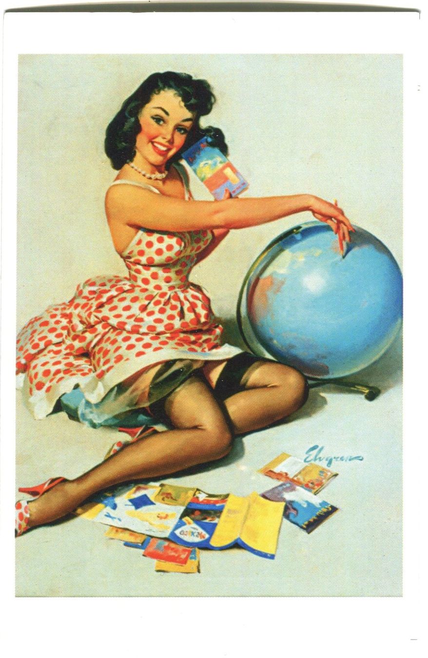 Ansichtskarten: Postkarte "Pin-up" – Neu und originalverpackt aus Basel von Butsch5