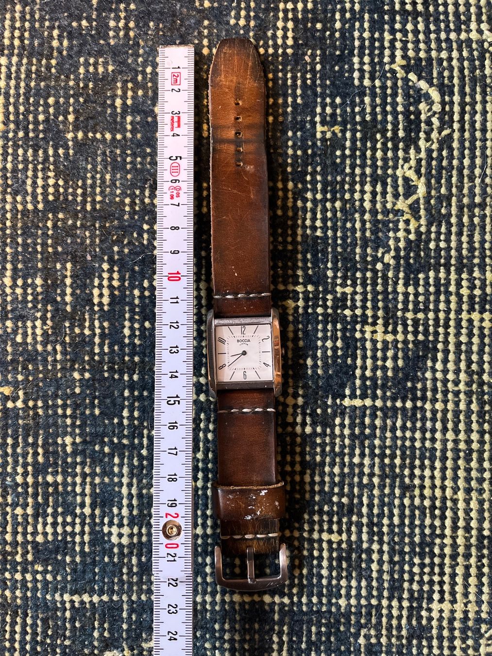 Orologi: Boccia Titanium mit handgefertigtem Lederband – Usato da Hätzingen venduto da pflanzan222 2