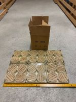 **NEU** 6er Set Kerzen goldglitzer