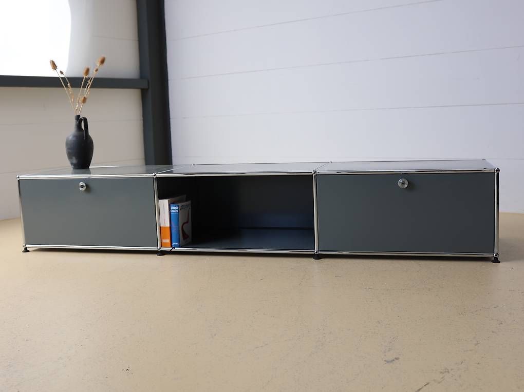 USM Cassettiere: USM Lowboard Mittelgrau, TV-Möbel – Usato da Meinisberg venduto da atelier_TILIJA 8
