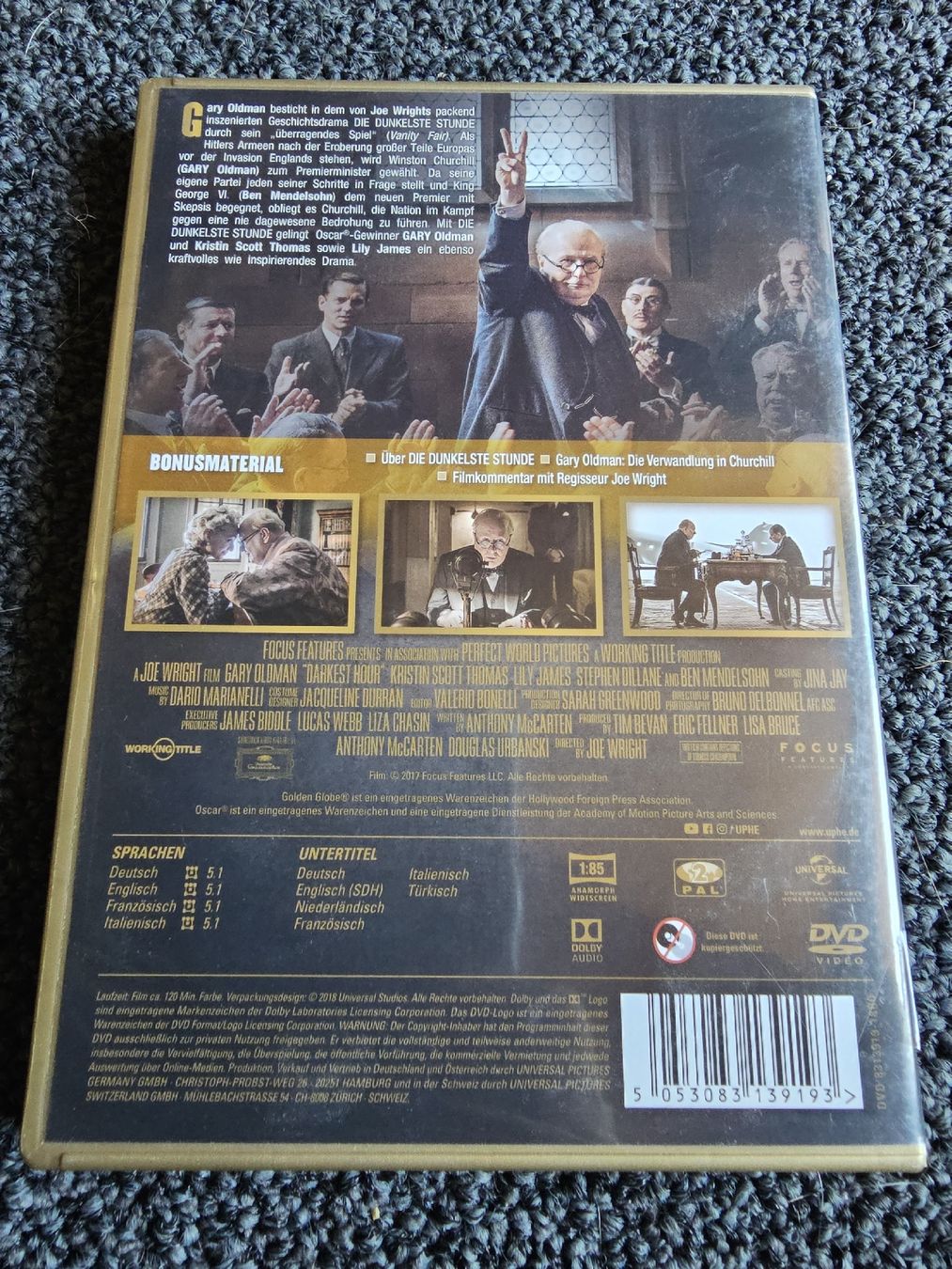 Tutti i DVDs: Die dunkelste Stunde (20856) – Usato da Ruswil venduto da jan_bxl5 1