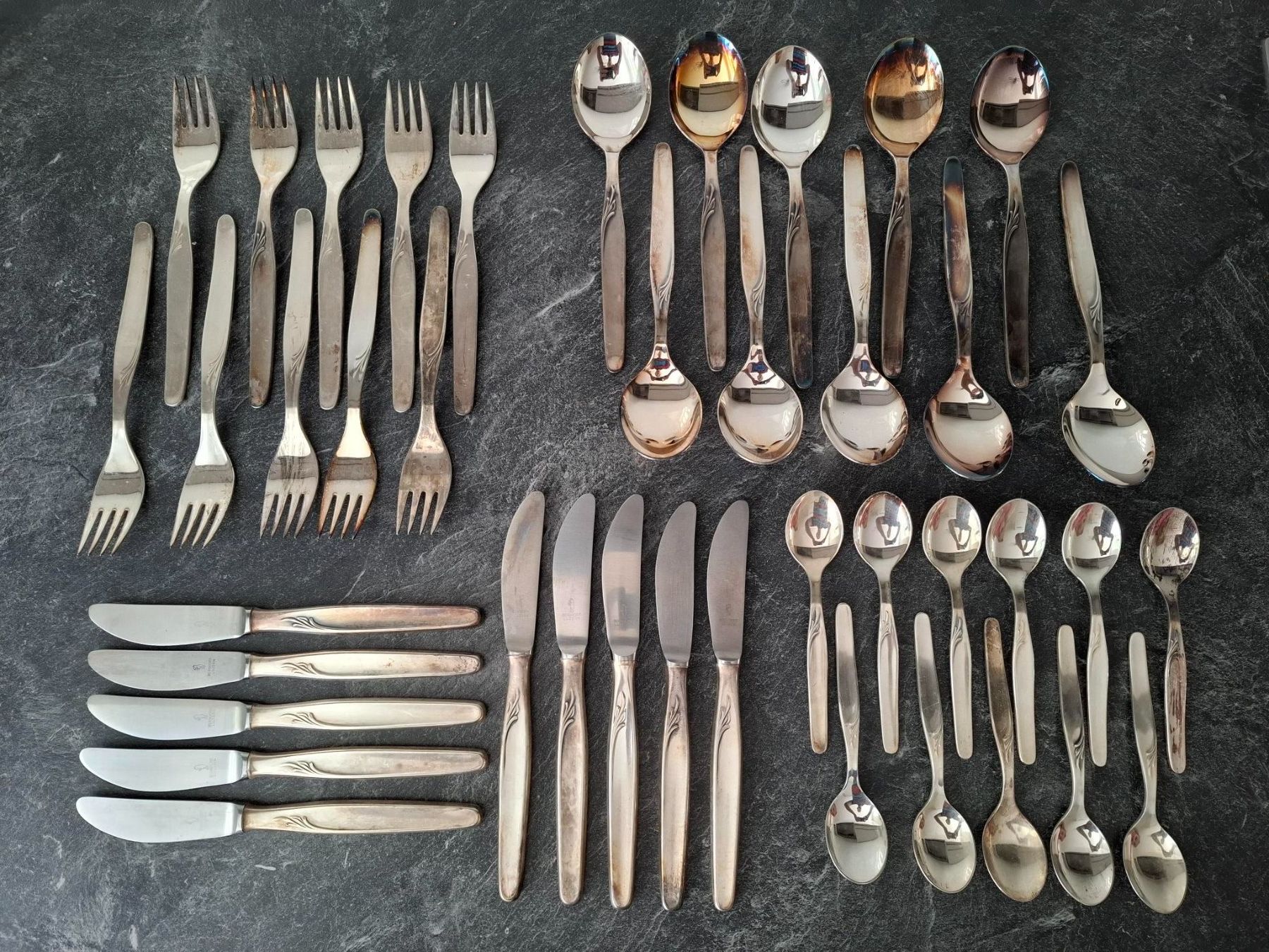 Berndorf Set di posate: 41-teilig Silberbesteck Berndorf Luzern – Usato da Hemmental venduto da F_Trade