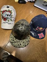3x Ed Hardy, Adidas, Red Bull Infiniti CAP Mütze