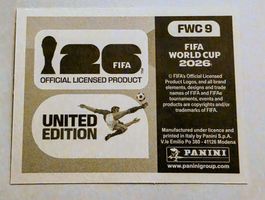 FIFA World Cup 2026 Sticker  "United Edition" FWC 9 Panini