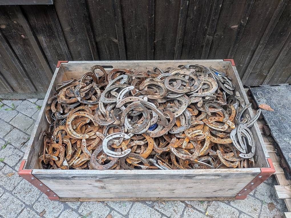 Sonstiges Tierzubehör: Alte Hufeisen – Gebraucht aus Eichberg von san_5grt