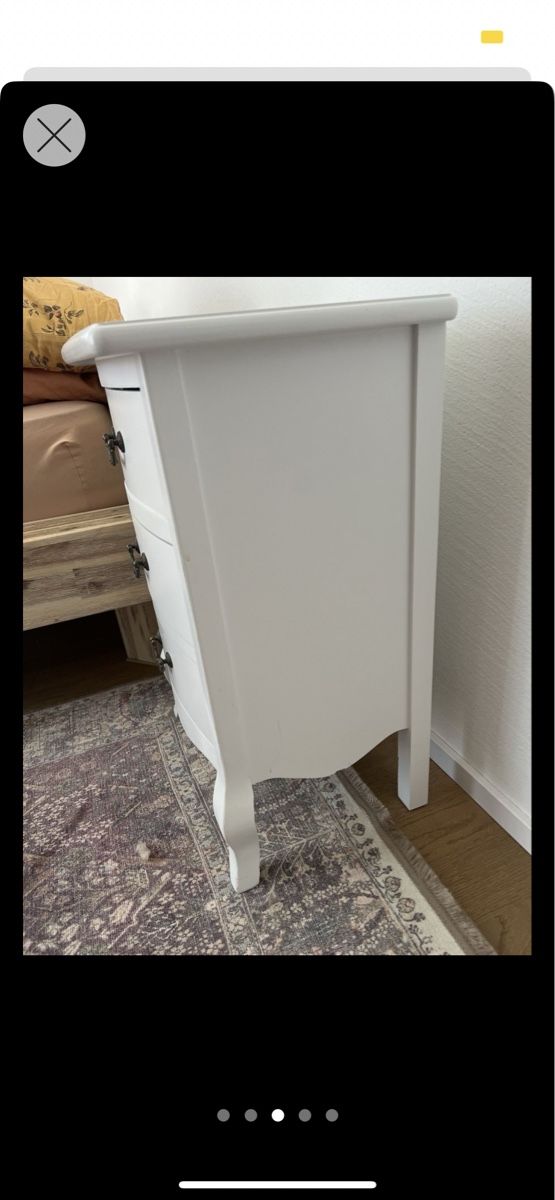 Comodini: Weisser Vintage Nachttisch / Kommode – Usato da Kirchleerau venduto da gue_hn6p 2