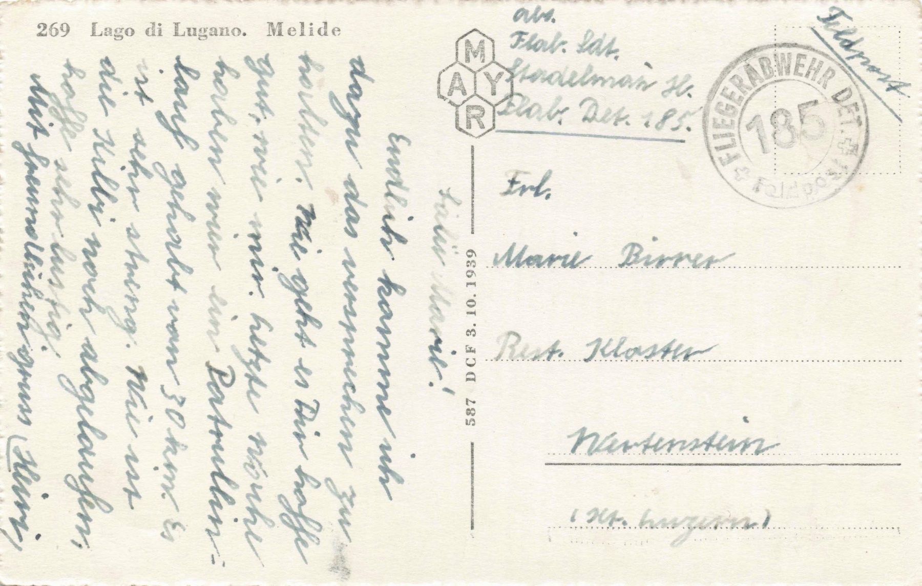 Cartoline postali: 2 Cartoline Lugano Melide – Usato da Biasca venduto da Blenio71 3