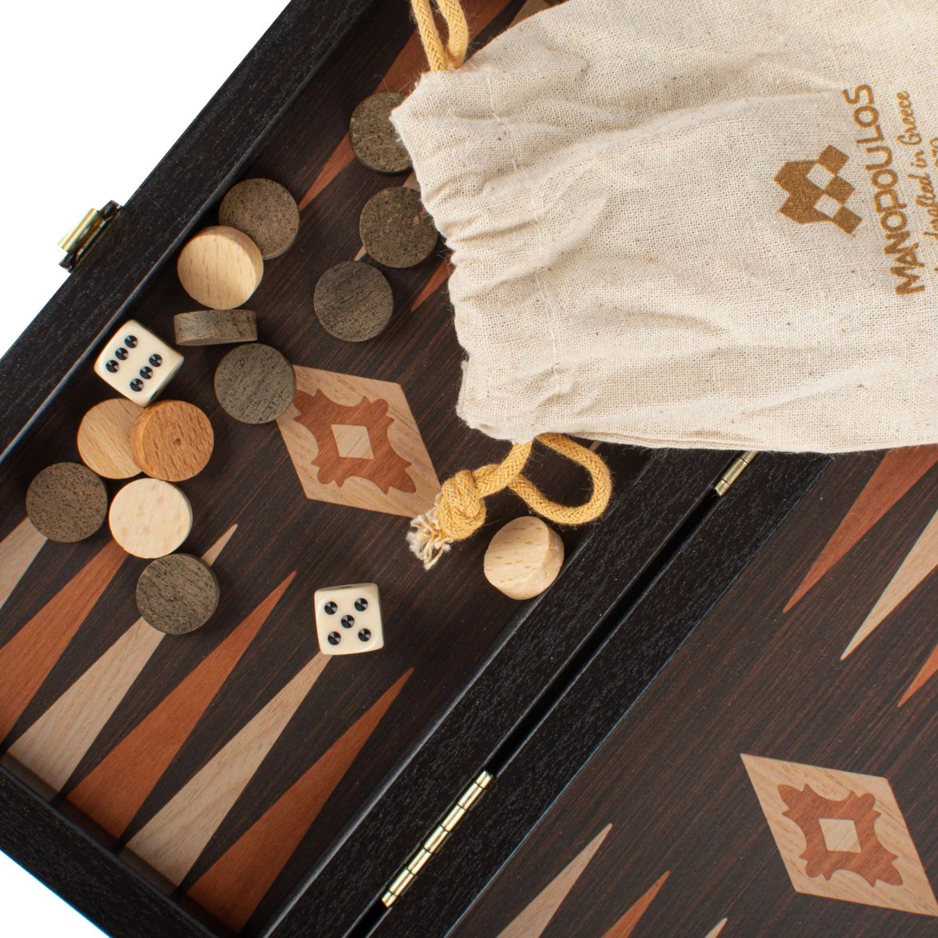 Giochi: Backgammon en bois de wengé / Design classique ( NEUF ) – Nuovo e nell'imballaggio originale da Meyrin venduto da ChiaraMania 8