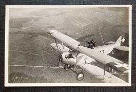 AK Aviatik HÄFELI DH-5 Schweizer Luftwaffe FLUGZEUG