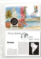 Martinique_1995_Münzbrief mit Beschreibung