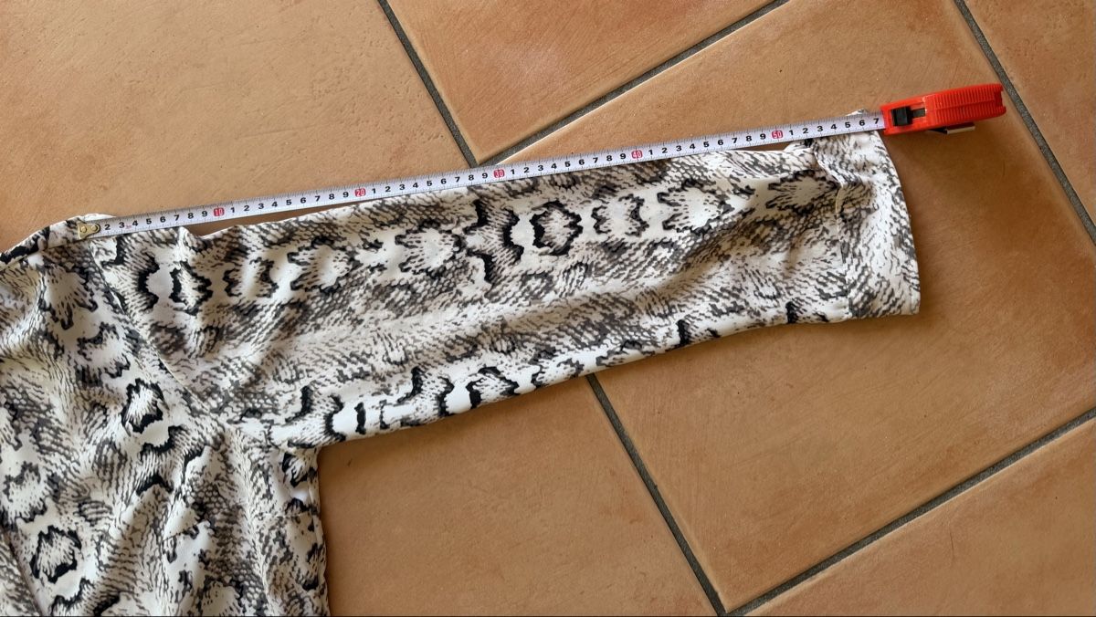 Vestiti: Kleid weiss braun gemustert Gr 38/40 – Usato da Bonstetten venduto da norisknofun123 6