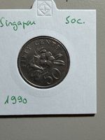 Singapour - 50 cents - 1990