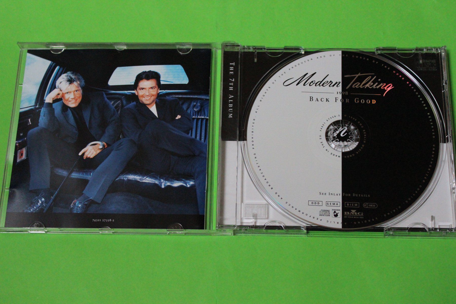 CD: Modern Talking (Dieter Bohlen) - Back for Good CD 1998 – Usato da Tübach venduto da JamesStone 3