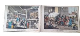 Bildband Altkolorierte Lithographien 19. Jahrhundert