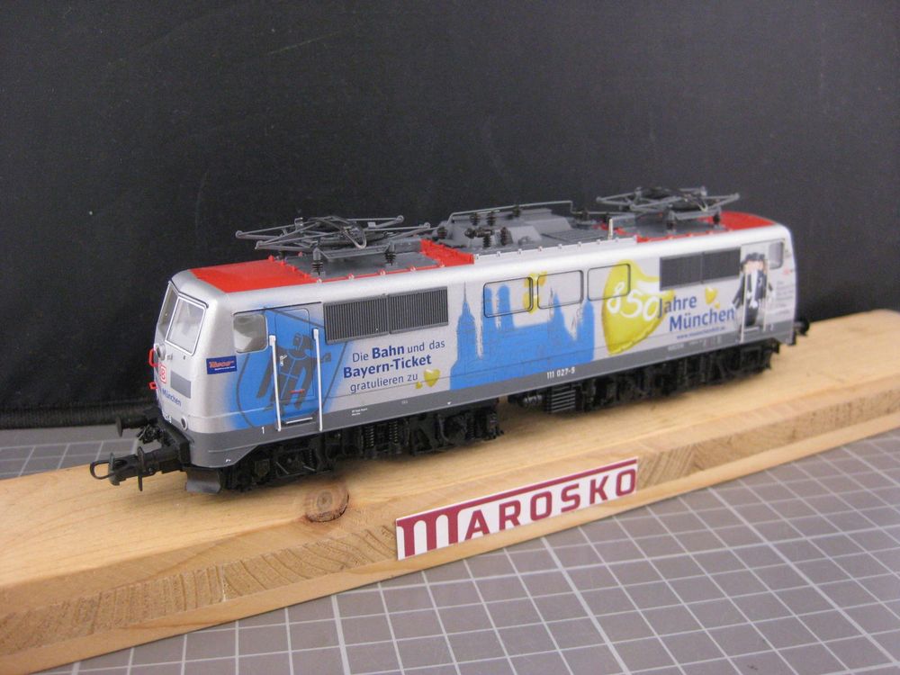 Roco 63695 DB BR 111 027, 850 Jahre München, mit OVP, neuwer