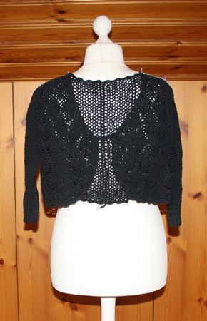 Jacke Bolero schwarz Gr. S