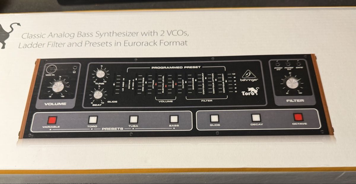 Behringer Strumenti musicali: Synthétiseur analogique Behringer Toro – Usato da fey venduto da Caductilometre 2