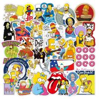 50x Sticker Aufkleber Die Simpsons