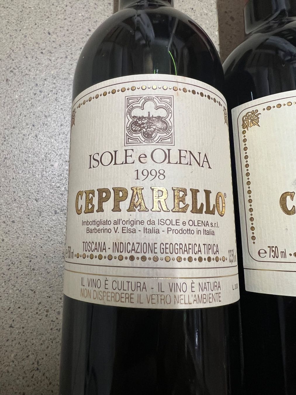 Vino: Cepparello 1998, 1999, 2000 Isole e Olena – Nuovo (secondo la descrizione) da Beinwil am See venduto da isole 1