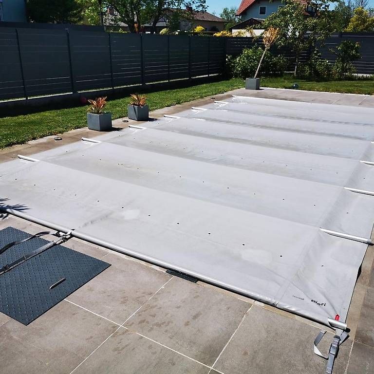 Schwimmbad-Zubehör: Poolabdeckung/Poolblache/Abdeckblache – Gebraucht aus Winterthur von Benjii89