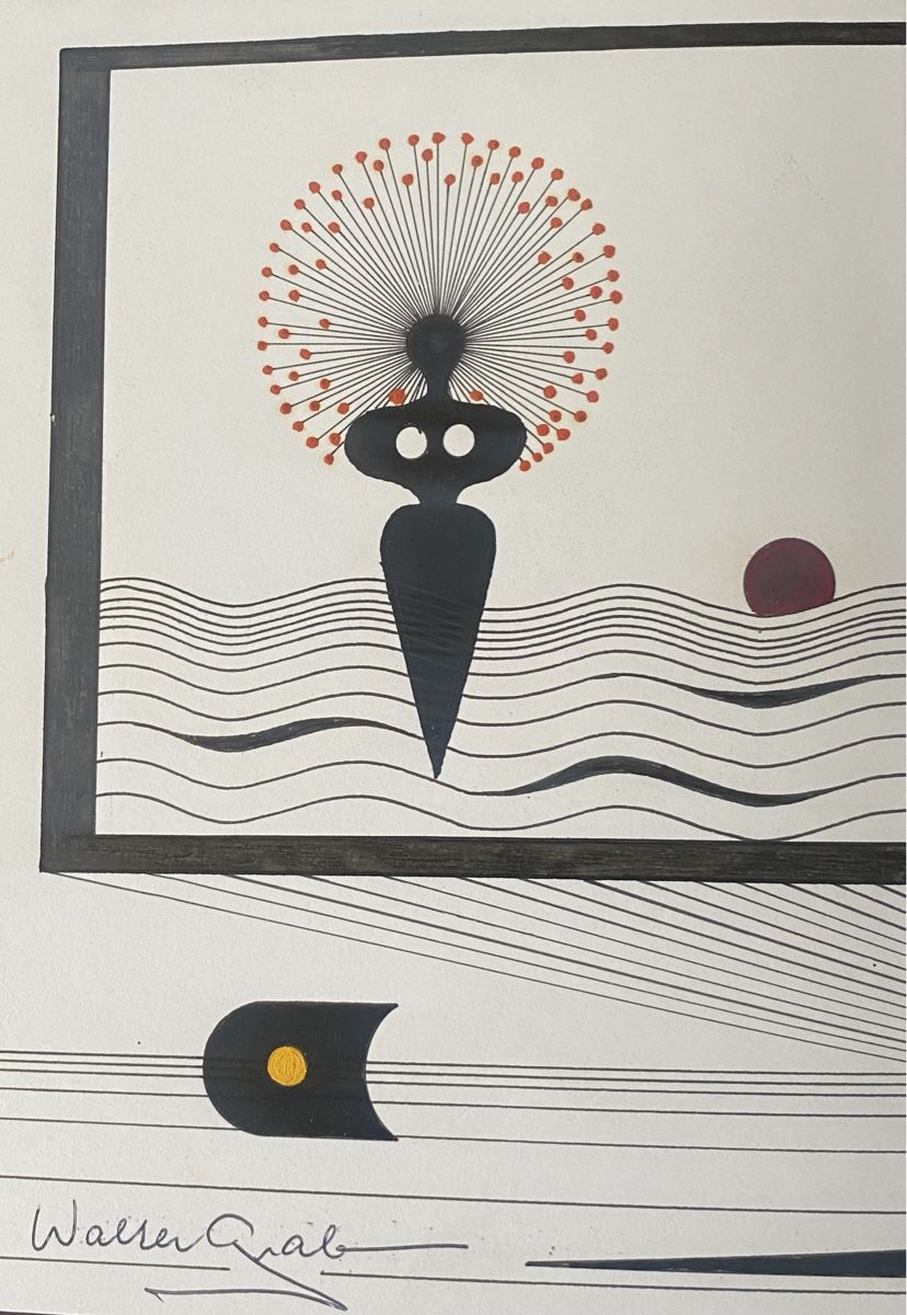 Dipinti: Walter Grab - Mischtechnik, handsigniert – Usato da Bern venduto da art-for-sale 1