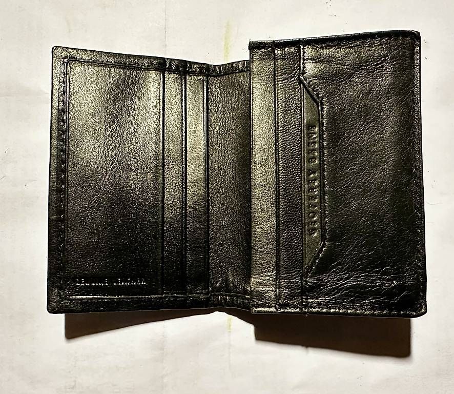 Brieftaschen: Mini Kreditkarten Echtleder Etui/Wallet – Gebraucht aus Mühleberg von Schmoopy