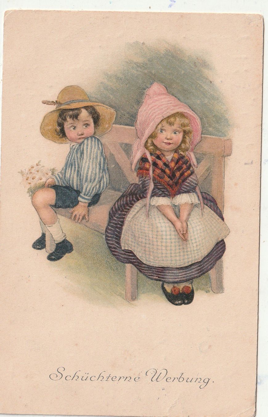 Cartoline postali: Kinderkarte um 1923 – Usato da Lumbrein venduto da made02
